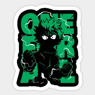 Midoriya – The Hero Who Never Gives Up Sticker